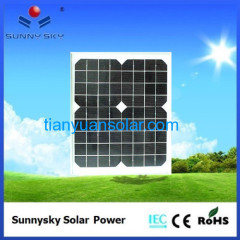 Monocrystalline Silicon solar panel 10W