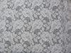 Flower Lace Cotton Nylon Lace Fabric White Knitted For Blouse