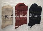 Warm Angora Mens Wool Socks Breathable For Hiking / Skiing / Camping