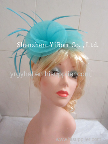 Feather church flower kentucky derby ascot race fascinator