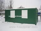 Steel Frame Prefab Container House As Offices Wind Resistant