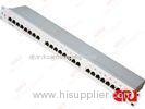 24 Ports STP Metal Housing Cat5e Patch Panel Fit for 22-26AWG