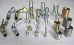 Hydraulic hose fittings and adapters