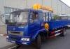 4T Mobile Telescopic Boom Truck Crane With 10m Lifting Height