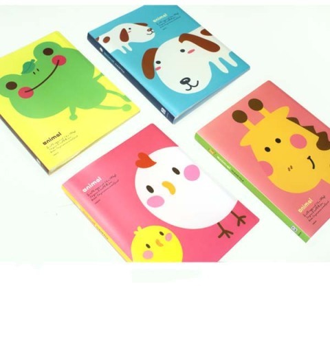 A4 file collect / PP / 40 inserts / animal file folder