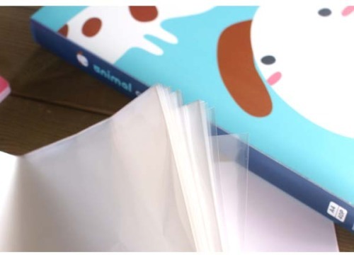 A4 file collect / PP / 40 inserts / animal file folder