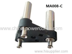 India 3 pins Cable plug insert