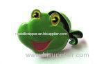 3 Color Handbag Accessories Plated Zinc Alloy Injection Frog Logo Decoration