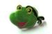 3 Color Handbag Accessories Plated Zinc Alloy Injection Frog Logo Decoration