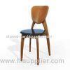 Standard Black / White modern wood dining chairs for Restaurant Commercial