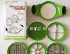 Hot selling Plastic Nicer Cutter Nicer dicer fruit vegetable cutter