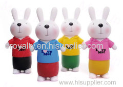 PVC Rabbit Coin Bank