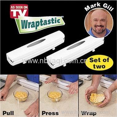 Cling film cutter Plastic cling flam cutter Wraptastic as seen on TV