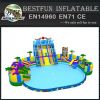 Hot summer Inflatable amusement water park