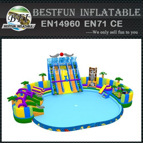 INFLATABLE DOLPHINS WATER PARK