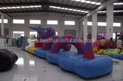 Exciting inflatable water floating obstacle