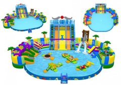 Hot summer Inflatable amusement water park