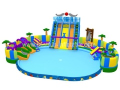 Hot summer Inflatable amusement water park