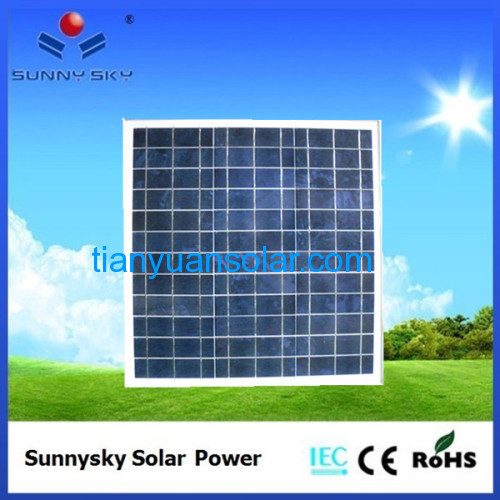 Polycrystalline Silicon solar pane40 w