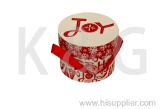 JOY Patterned Round Box