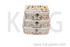 Suitcase Shape Paper Gift Box Set Friends