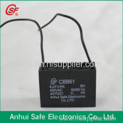 450V 4uF electric fan capacitor