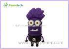 4GB / 8GB Soft rubber Cute Cartoon USB Flash Drive Purple for Children