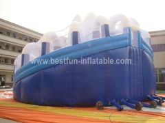 Commercial grade giant inflatable iceberg slide