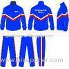 Blue / White / Red Polyester Unisex Children 4 - 16 Tracksuits Sportswear Full Jacket Zip