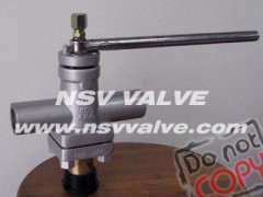 Forged Inverted Pressure Balance Lubrciated Plug Valve SW/NPT end