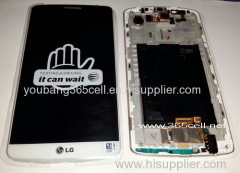 LG G3 LCD and digitizer assembly with frame