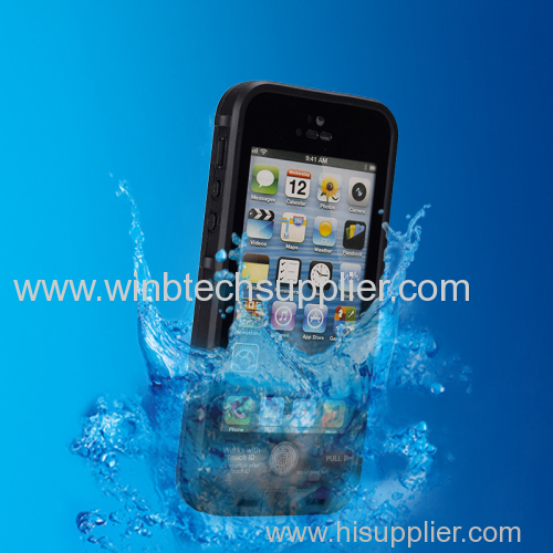 2014 New Arrival Life Waterproof Case For iPhone 5 iphone 5c 5s Waterproof case Retail packaging