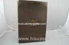 Personalized Bronzing Stamping Logo Art Paper Packaging Bags / Promotion Customized Shopping Bags