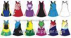 Promotional Women Polyester Netball Uniforms Sublimated Sportswear Bodysuit