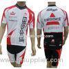 Polyester Sublimated Cycling Wear Cycle Jersey And Bib Shorts With Full Front Zip