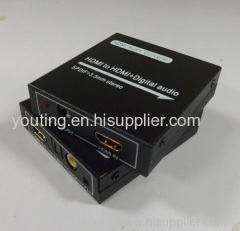 Digital Audio Decoder converter with optical and coaxial digital signal