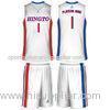 White Breathable Classics Sublimated Basketball Uniforms Jerseys And Shorts