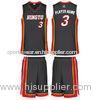 White / Navy Blue Pro Mesh Elite Stitch and Sew Stretchy Sublimated Basketball Uniforms