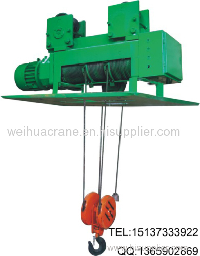 Each type electric wire rope hoist