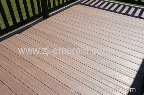wood plastic composite outdoor solid decking 145*25mm
