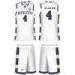 OEM White Pro Mesh XS - 5XL Sublimated Basketball Uniforms Silk Screen