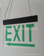 Acrylic Emergency Double Sided LED Exit Sign