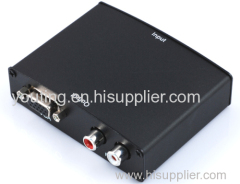 HDMI to VGA +L/R Converter hdmi converter vga converter 480i/576i/480p/576p/720p/1080i/1080p FCC CE HDCP 1.2