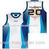 Italy Ink Heat Transfer Unisex Sublimated Basketball Uniforms Pro Mesh