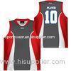 Singlet Custom Breathable Material Italy Ink Sublimated Basketball Uniforms OEM