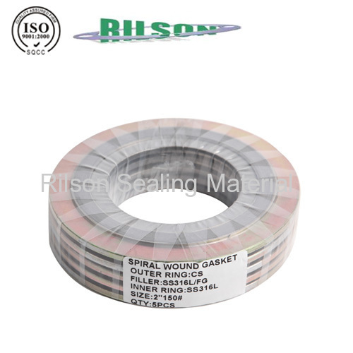 stainless steel ss304/316 spiral wound gasket