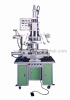 Conical heat transfer machine for cone products with adjustable tape size