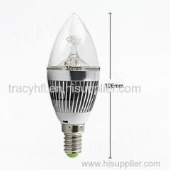3W LED Candle Bulb Light E14&E27