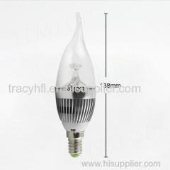 3W LED Candle Bulb Light E14&E27