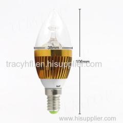 3W LED Candle Bulb Light E14&E27